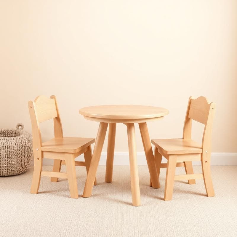 Kindertafel met Stoeltjes