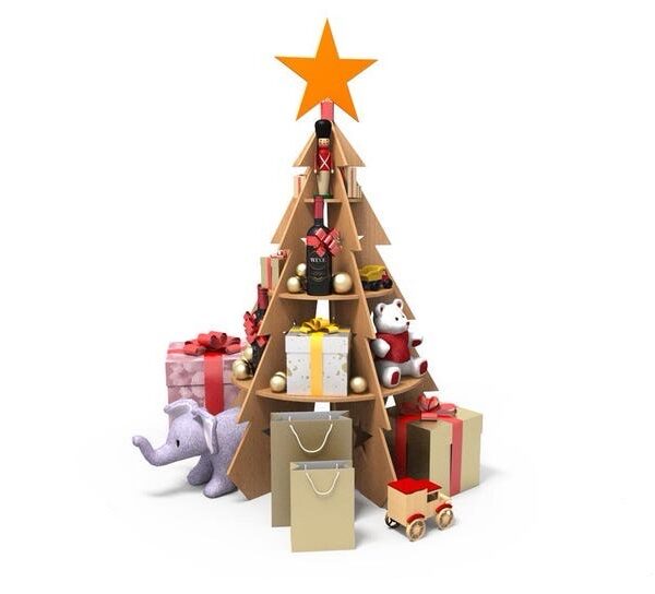 Kerstboom kast